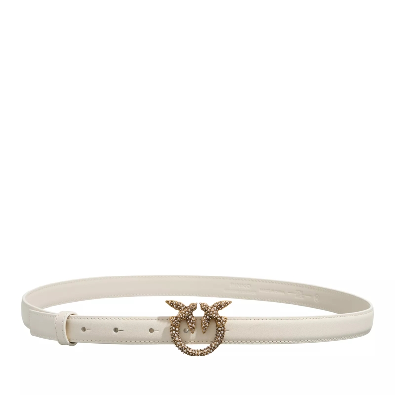 Pinko Dünner Gürtel Love Berry H2 Belt White(Image 3)