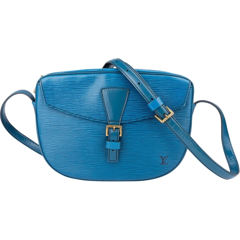 Louis Vuitton Schultertasche Louis Vuitton Bleu Epi Leather Jeune Fille MM Cros mehrfarbig