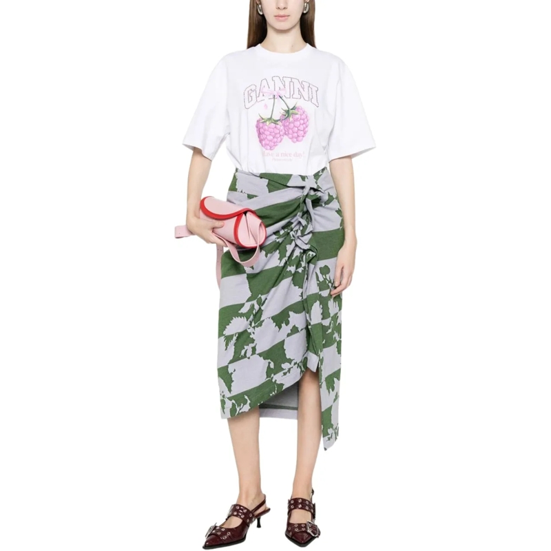 GANNI T-Shirt T-Shirts And Polos White weiß(Image 4)