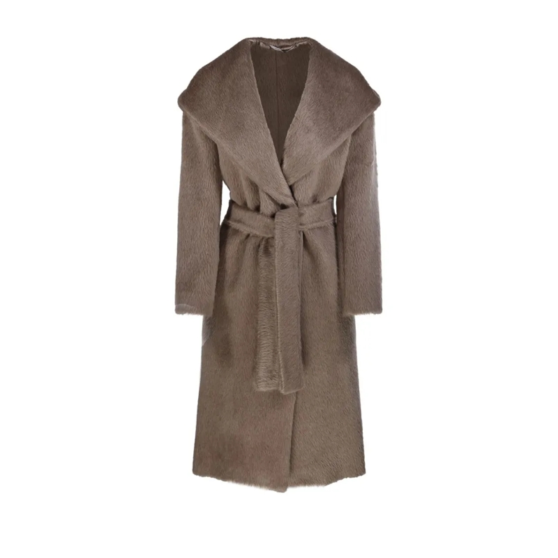 Max Mara Manteaux de tanche Eliana Coat Grey