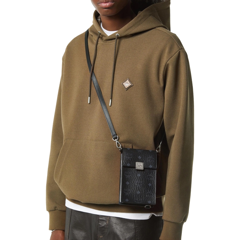 MCM Handytasche Aren Visetos Lanyard Fff Bk Black(Image 2)