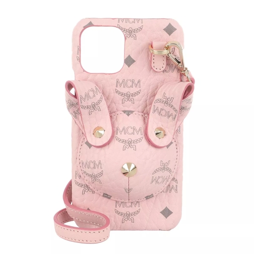 MCM Rabbit Phone Case W Strap Powder Pink Portacellulare a borsetta