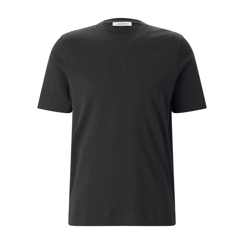 Gran Sasso T-Shirt T-Shirt aus Baumwolle schwarz(Image 4)