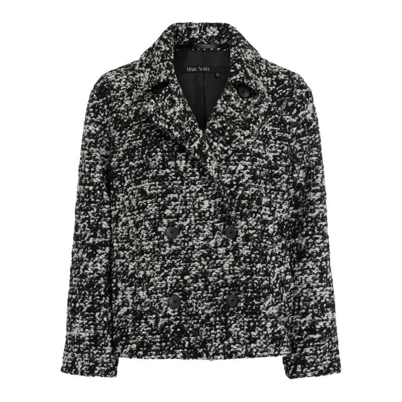 Marc Aurel Blazer Cabanjacke grau