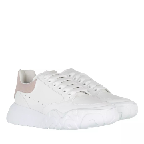 Alexander McQueen Court Trainer Calf Leather White Patchouli lage-top sneaker