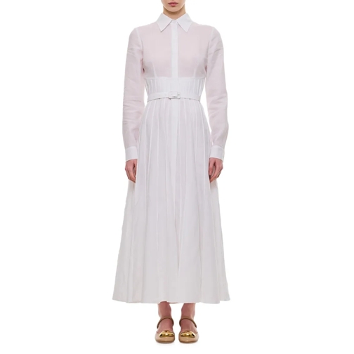 Gabriela Hearst Midi-Kleider Dewi Midi Cotton Dress White