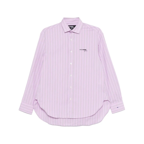 HOMMEGIRLS Hemden Lilac Striped Shirt Purple