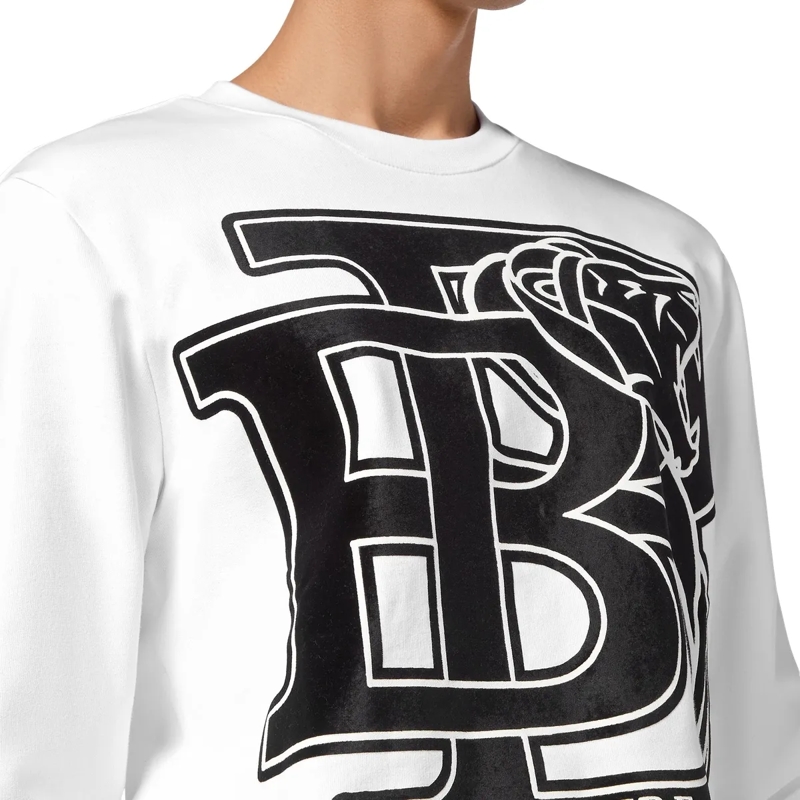 BILLIONAIRE Top Sweatshirt weiss(Image 5)