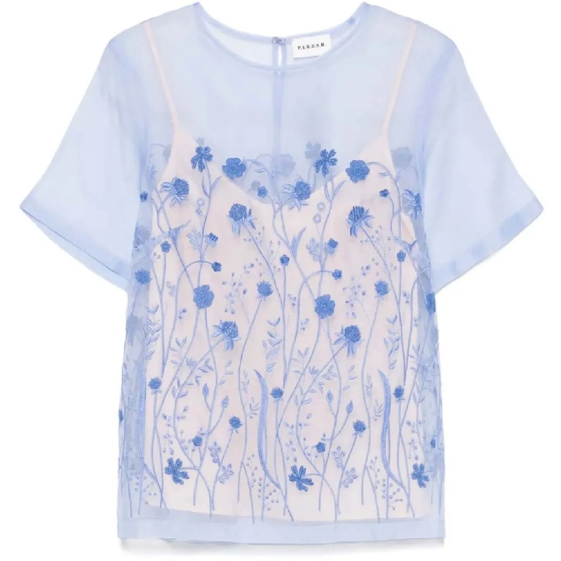 P.A.R.O.S.H. Top blusa divers mehrfarbig