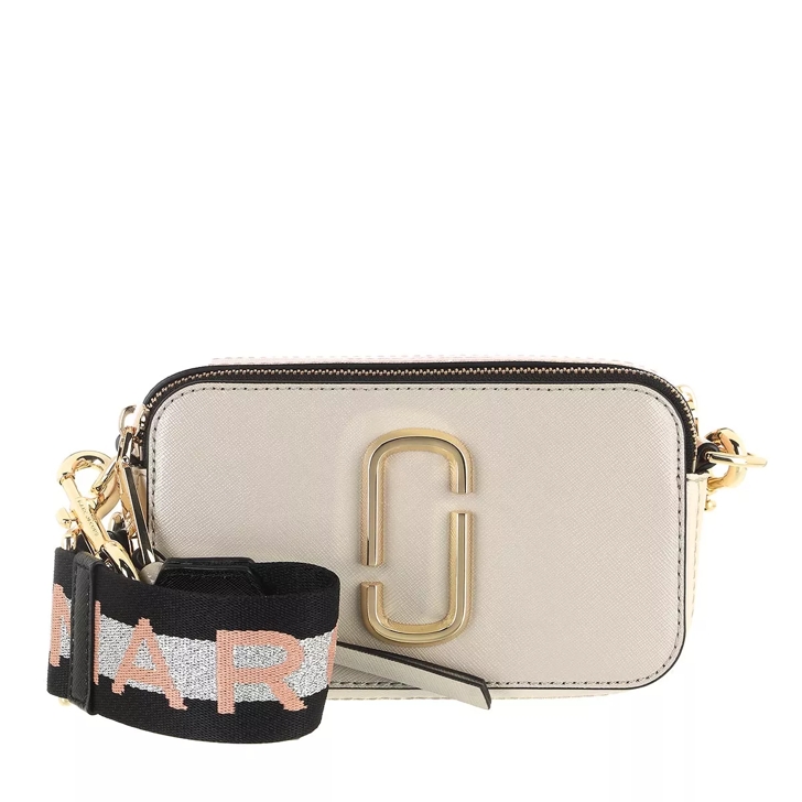 Marc Jacobs, Bags, Marc Jacobs Logo Strap Snapshot Small Camera Bag New  White Multi
