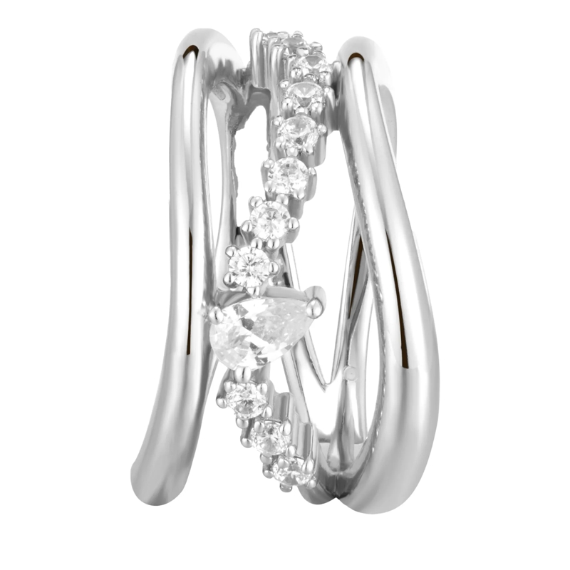 Ania Haie Ring 925er Sterlingsilber Sparkle Ring silber(Image 3)