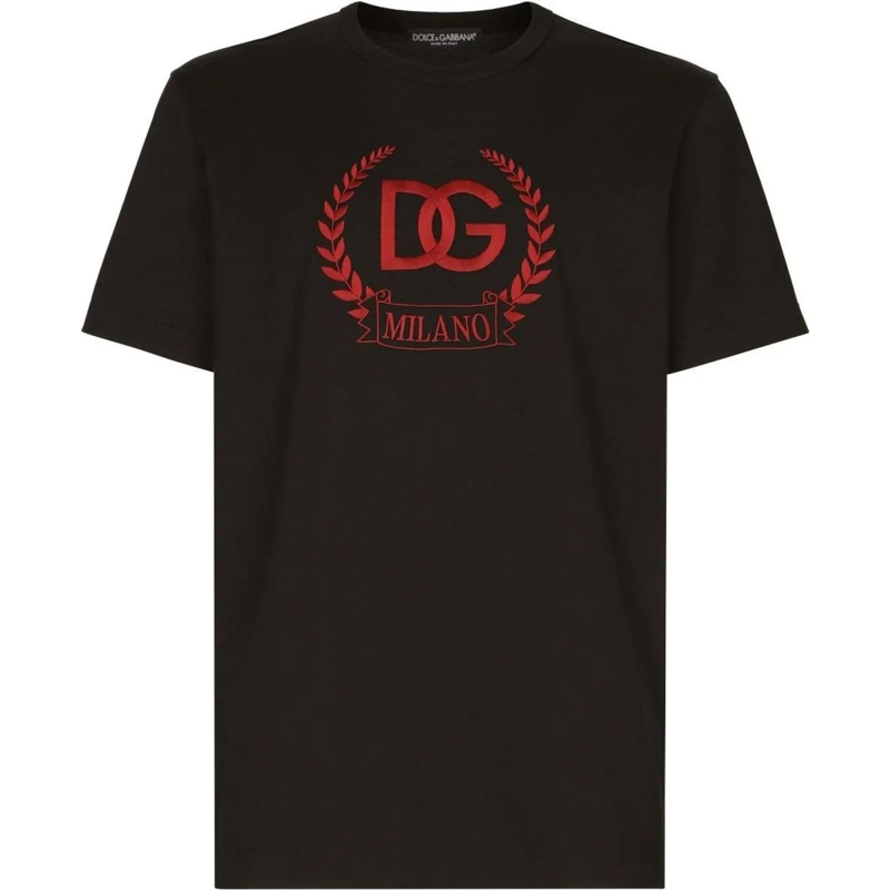 Dolce&Gabbana T-shirt T-shirt DG nera schwarz