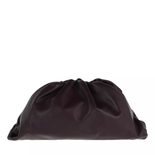 Bottega Veneta Pouch Bag Leather Grape Clutch