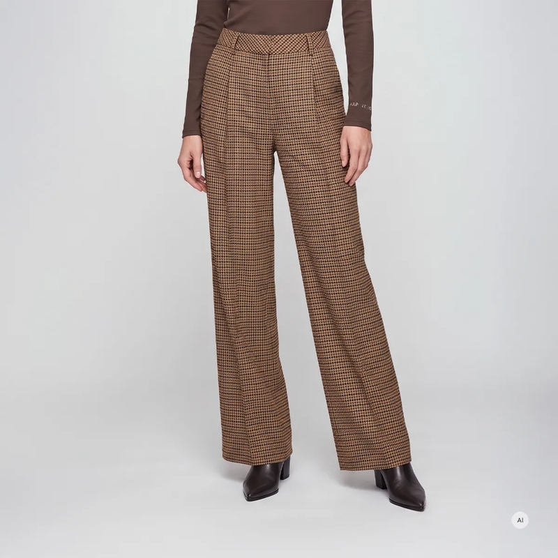 Marc Aurel Bundfaltenhose- angesetzter Bund- Eingrifftasch beige | Hose