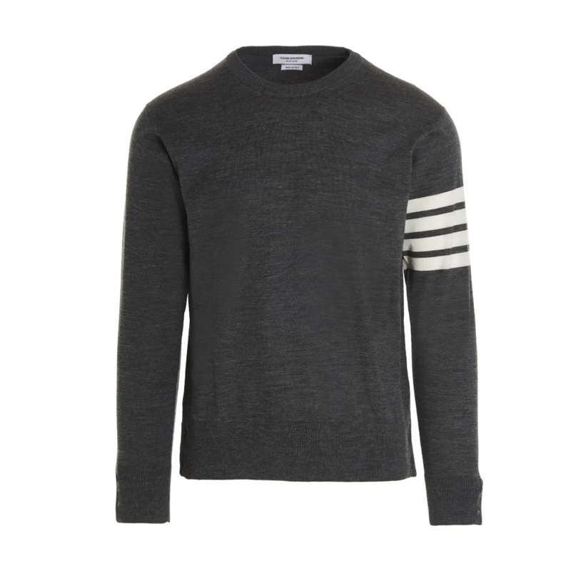 Thom Browne Pull 4 Bar' Sweater Grey