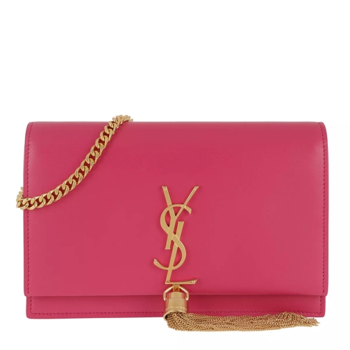 Saint Laurent Kate Medium With Tassel Smooth Leather Pink Crossbody Bag