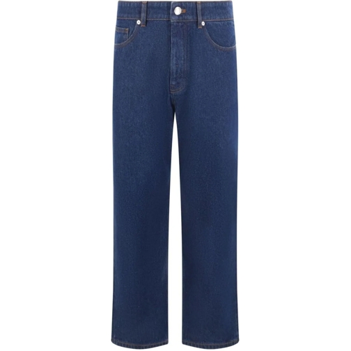 Maison Kitsune  straight denim jeans divers mehrfarbig