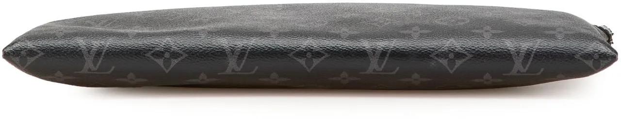 Thumbnail - Louis Vuitton Clutches - 2018 Monogram Eclipse Discovery Pochette GM - Gr. unisize - in Schwarz - für Damen