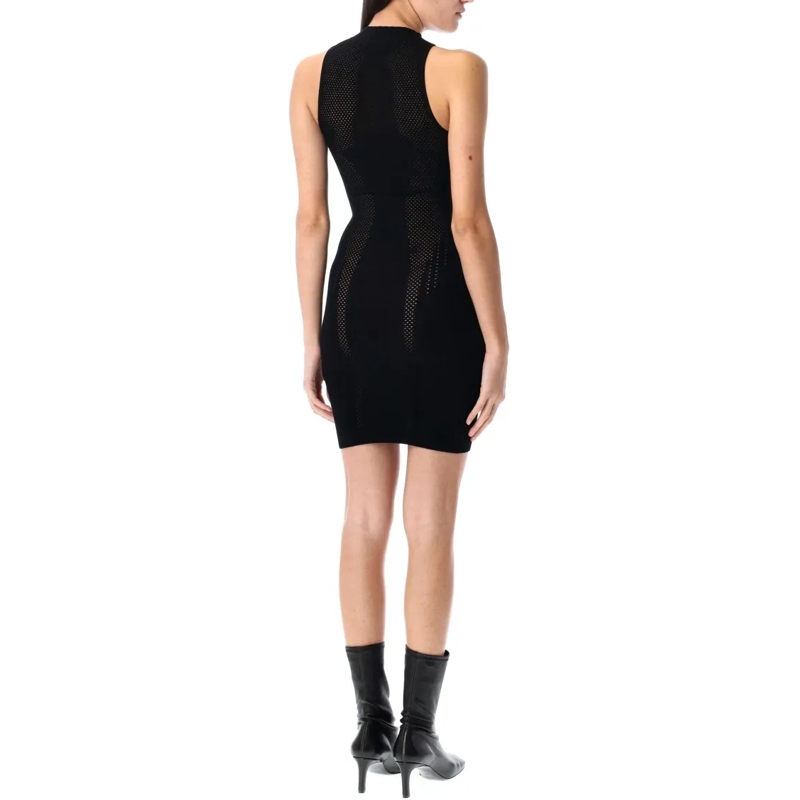 Misbhv Mini-jurk Future Sport Halter Mini Dress Black