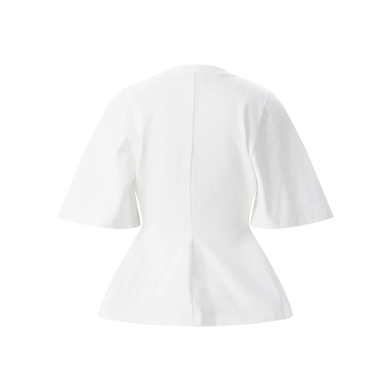 Balenciaga T-Shirt Tailliertes T-Shirt weiß(Image 3)