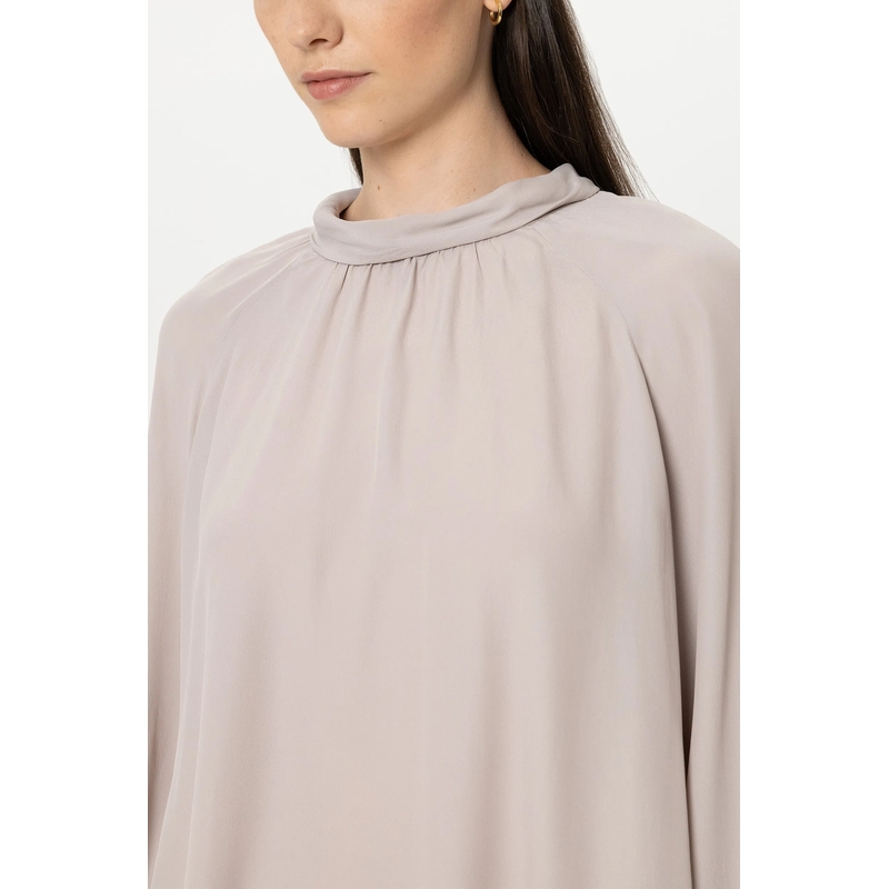 Luisa Cerano Top Bluse aus Seiden-Mix pearl(Image 5)