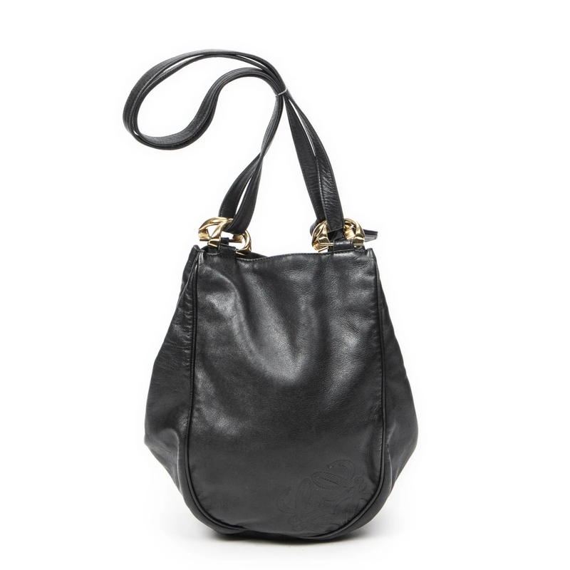 Loewe Crossbody Bag Vintage Anagram Shoulder Tote schwarz