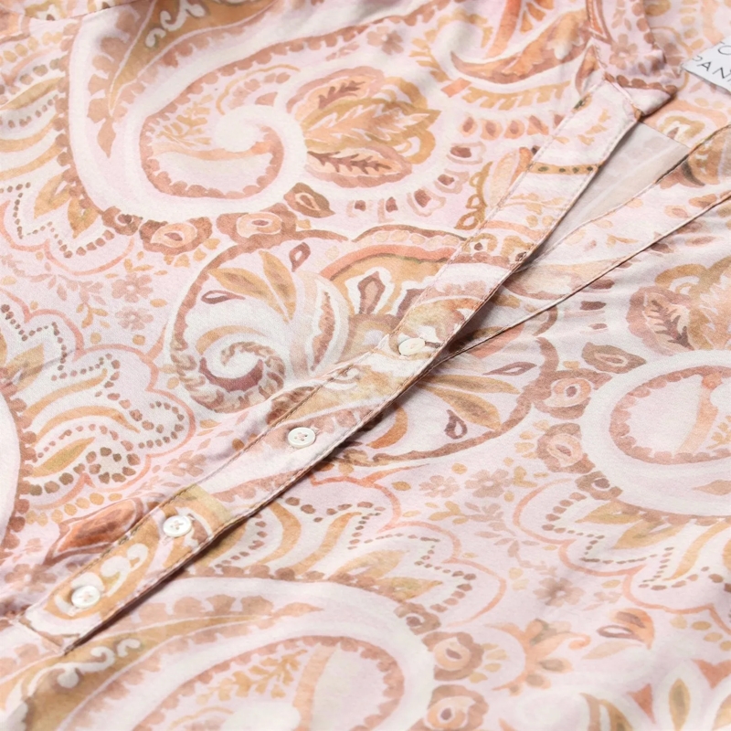 Emily can den Bergh Mini-jurk Minikleid mit Muster orange(Image 3)