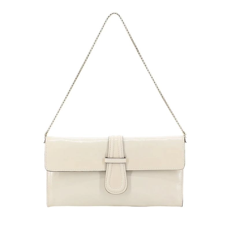 Abro Schultertasche Schultertasche LUNA weiss