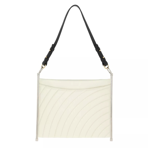 Chloé Roy Clutch Quilted Medium Off White Clutch