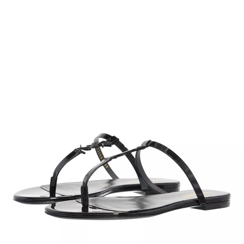 Saint Laurent Cassendra Slides Nero Teenslipper