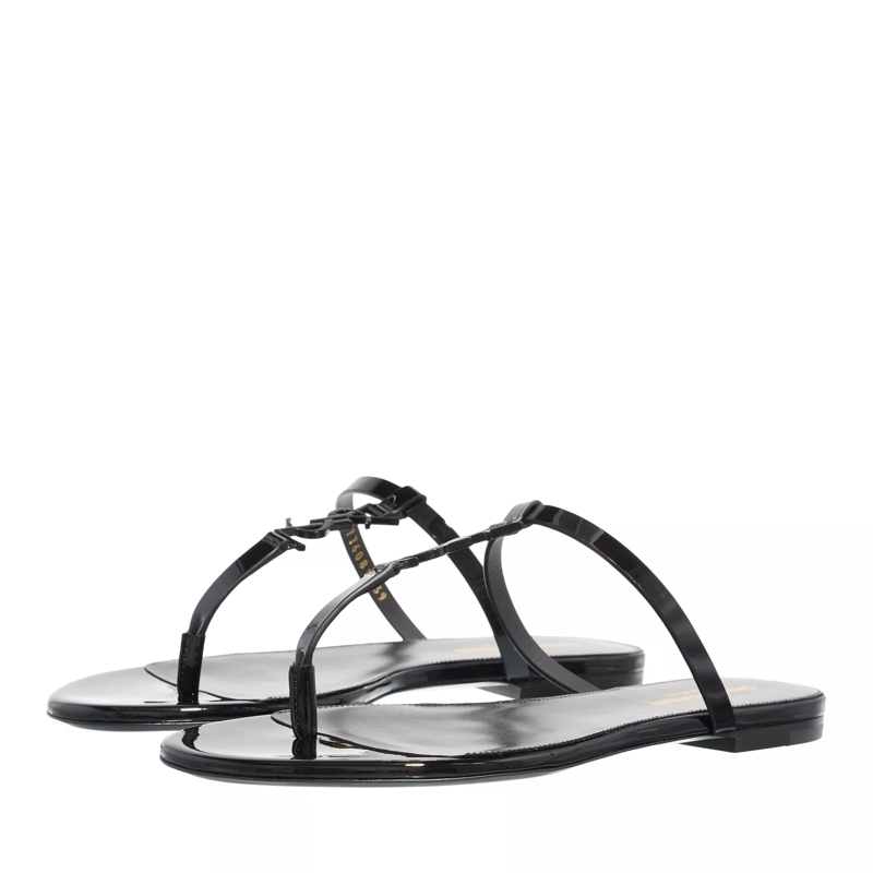 Saint Laurent Flip Flops Cassendra Slides Nero