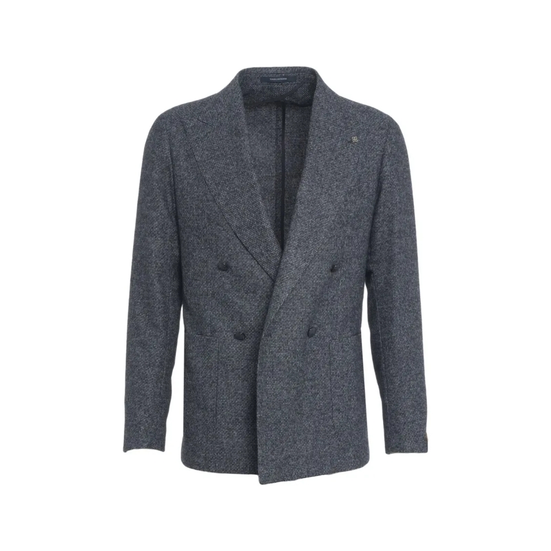Tagliatore Blazer Double-Breasted Blazer Grey