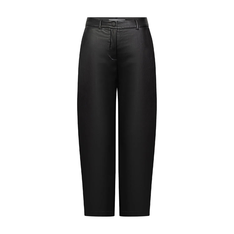 Raffaello Rossi Pantalon 7/8 Hose Phibi 7/8 aus veganem Leder schwarz