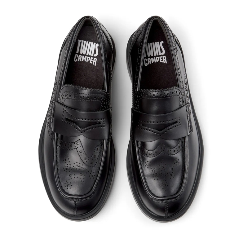 Camper Schnürschuhe Mokassins Dean Twins schwarz(Image 5)