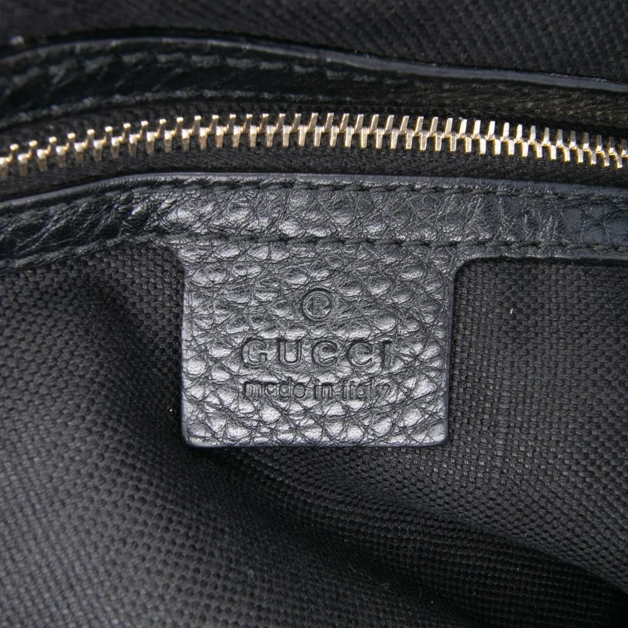 Thumbnail - Gucci Hobo Bags - 2016-2025 Tall Leather Bamboo Shopper Tote - Gr. unisize - in Schwarz - für Damen