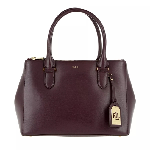 Lauren Ralph Lauren Newbury Double Zip Shopper Embossed Leather Port Shopping Bag