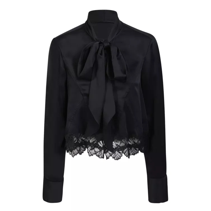 Lace on sale hem shirt