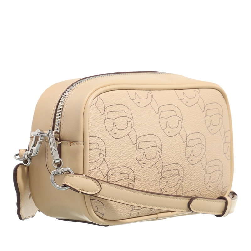 Karl Lagerfeld Crossbody Bag Ikon Mono Cc Camera Bag Nft Aop Trench Beige(Image 3)