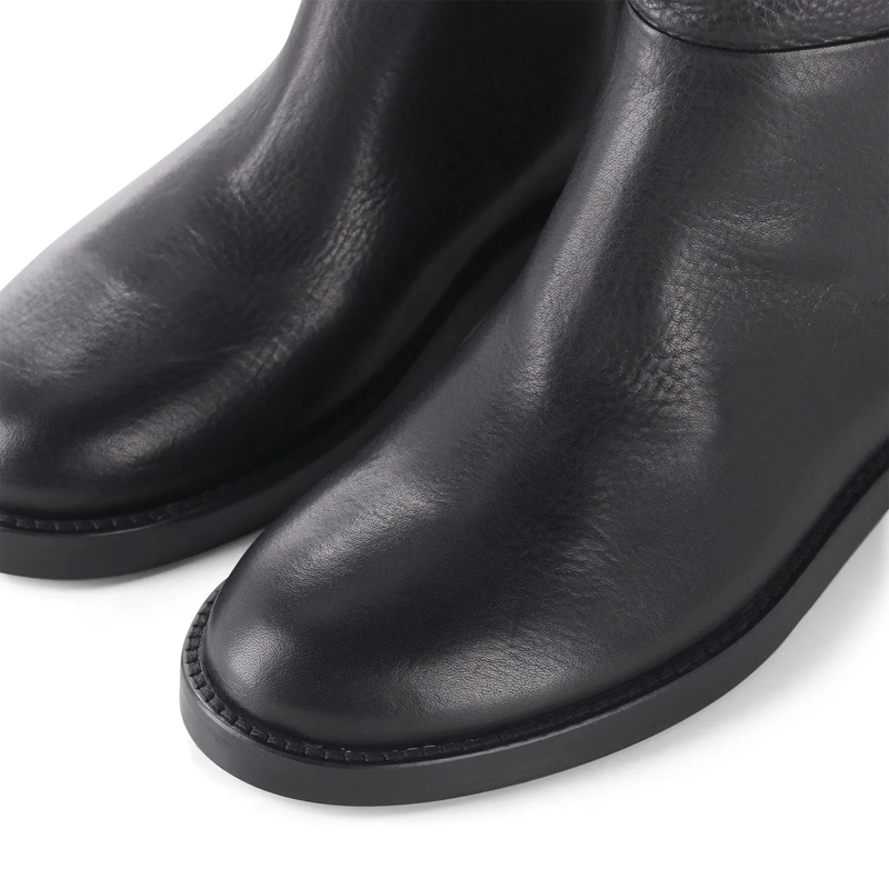Agl Schnürschuhe Stiefel Zenit aus Leder schwarz(Image 4)