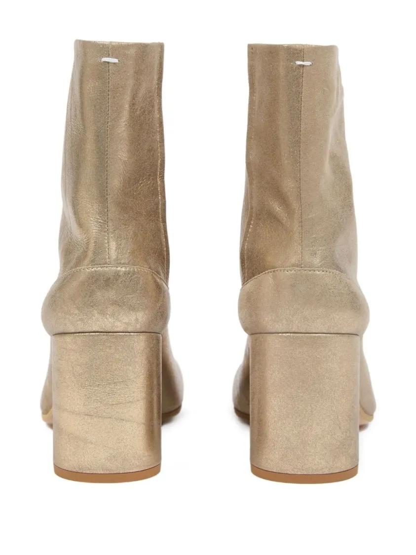 Thumbnail - Maison Margiela Stiefel - Ankle Boots With Split-Toe Design - Gr. 39 (EU) - in Beige - für Damen