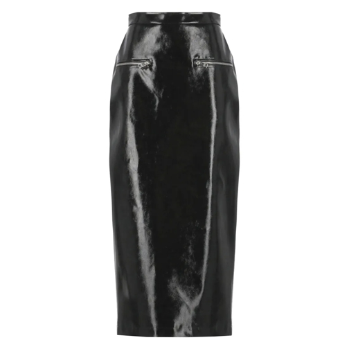 MSGM Midi-Röcke Skirt With Zip Black