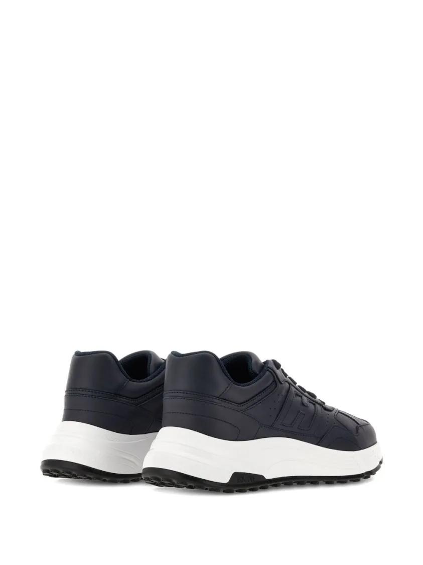 Thumbnail - Hogan Low-Top Sneaker - Lace-Up Black Sneakers With Padded Ankle Support - Gr. 8 - in Schwarz - für Damen