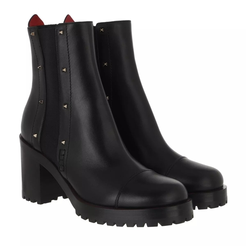 Valentino Garavani Ankle Boots Leather Black Ankle Boot
