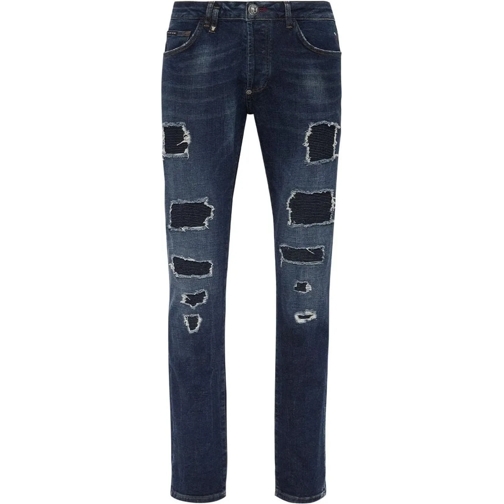 Philipp Plein Jeans à jambe fine Jeans Blue blau