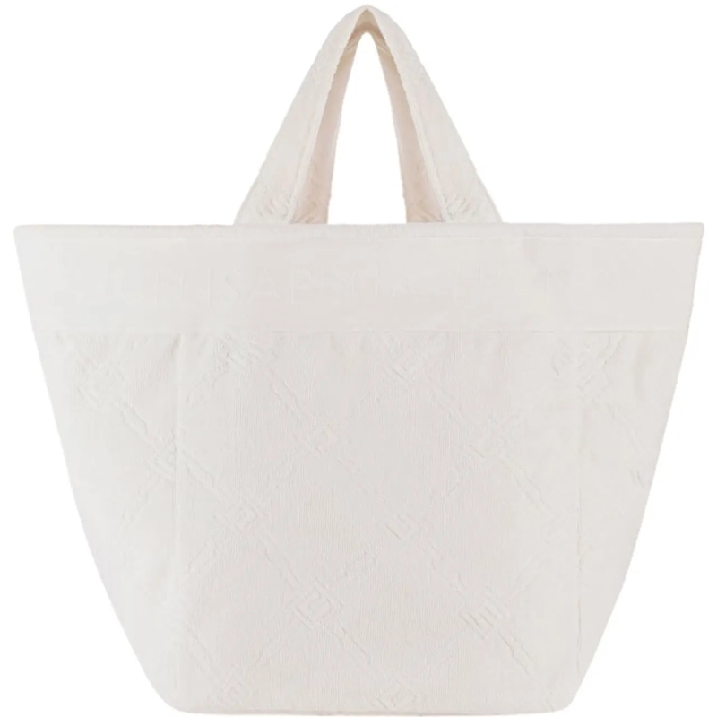 Elisabetta Franchi Tote Bags Burro beige