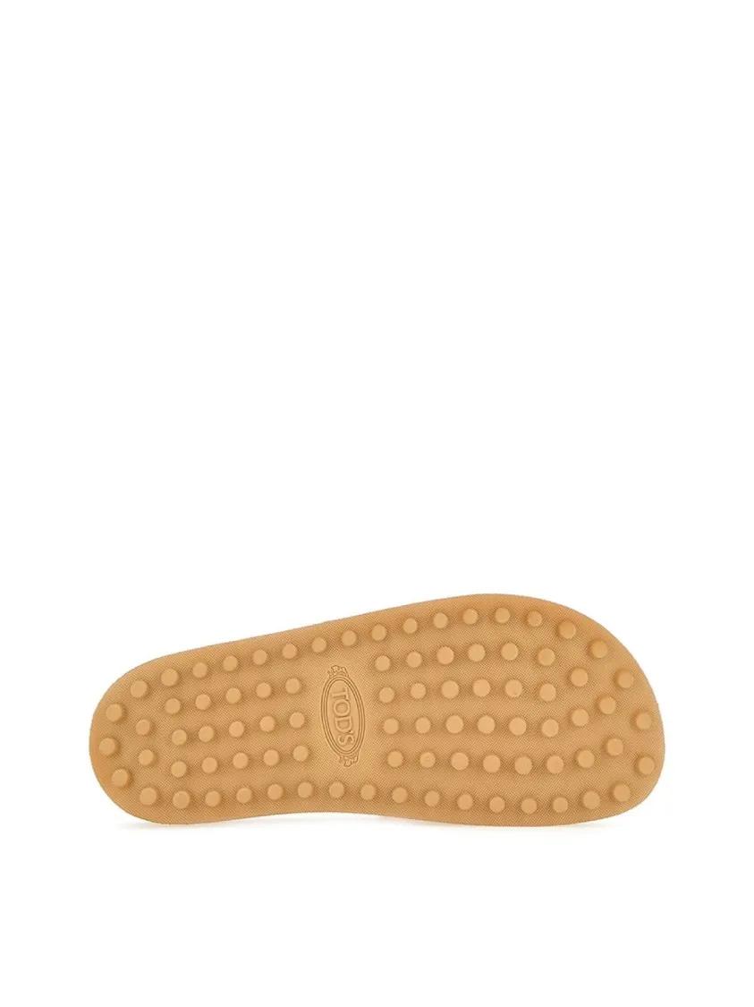 Thumbnail - Tod's Loafer - Monogram Logo Slides Sandals - Gr. 43 (EU) - in Braun - für Damen