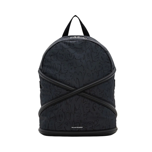 Alexander McQueen Rugzak Harness Backpack Black