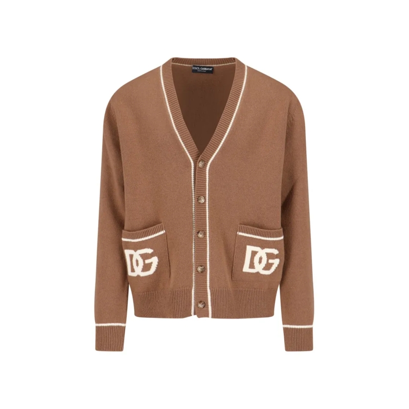 Dolce&Gabbana Cardigan Cardigan – Brown Brown