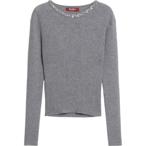 Max Mara Truien Sweaters Grey grau