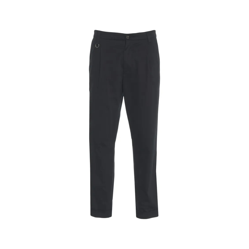 Paolo Pecora Chino Pleated Chinos Black